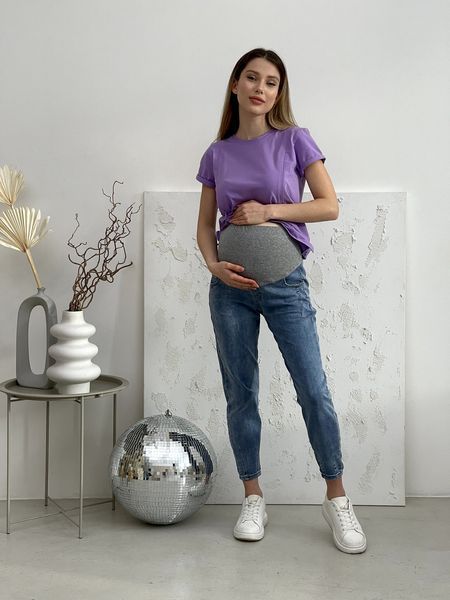 Джинсы для беременных WOW MOM FIT XL Синие (1_5012) 1_5012_Bl_XL фото