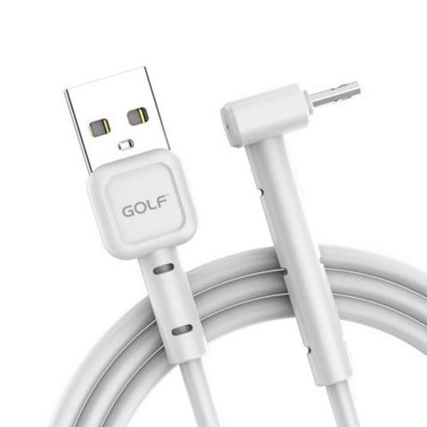 Кабель синхронизации Golf GC-69 USB - microUSB 3A 1 м White (3_02116) 3_02116 фото