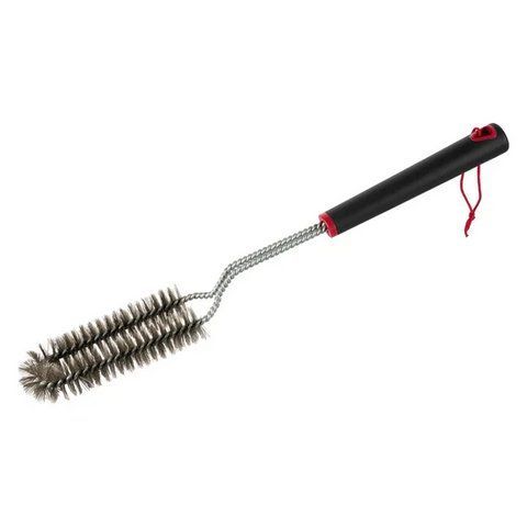 Щетка для гриля GRILL MEISTER HG10553B с латунной щетиной 46 см Black-Red (3_08285) 3_08285 фото