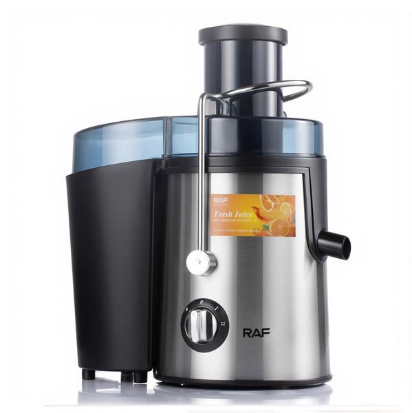 Соковыжималка RAF R2817S для яблок и цитрусовых 450 мл 1000W Silver-Black (3_07758) 3_07758 фото