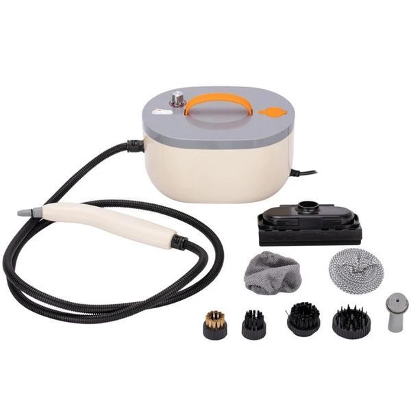 Пароочиститель RIAS BC-121 с мойкой высокого давления 8 насадок 1.2L 2500W White (3_06843) 3_06843 фото