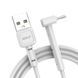 Кабель синхронізації Golf GC-69 USB - microUSB 3A 1 м White (3_02116) 3_02116 фото 1