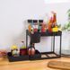 Органайзер двухуровневый RIAS Storage Rack 704-1 с выдвижным ящиком 37.5&times;27&times;35.5 см Black (3_08459) 3_08459 фото 3