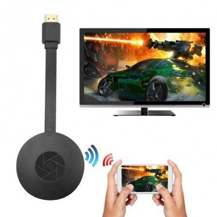 Медіаплеєр RIAS Full HD Google Chromecast для передачі зображення на TV Black (3_00128) 3_00128 фото