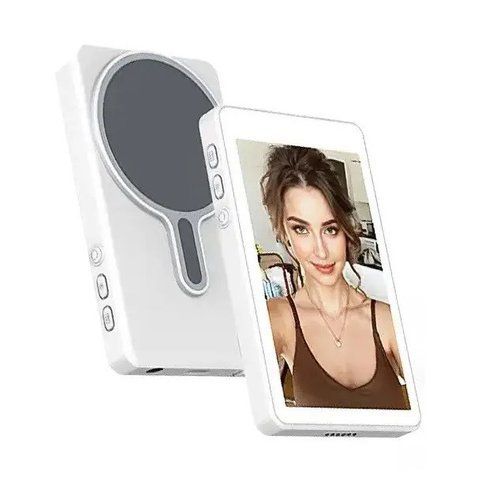 Екран для селфі на телефон RIAS RK-40A Ultra 4.0" з магнітним кріпленням та Bluetooth White (3_07116) 3_07116 фото
