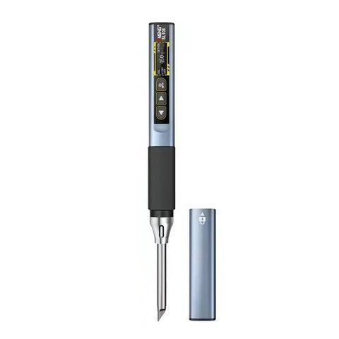 Паяльник електричний Aneng SL108 з OLED-дисплеєм та регулюванням температури 96W Blue (3_07676) 3_07676 фото
