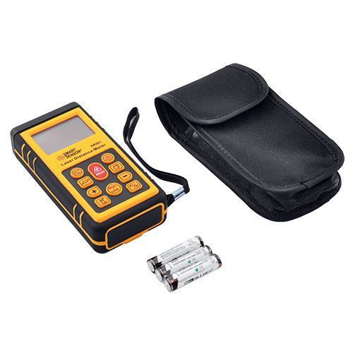 Лазерный цифровой дальномер Smart Sensor AR881 с LCD до 100м Yellow (7_02494) 7_02494 фото