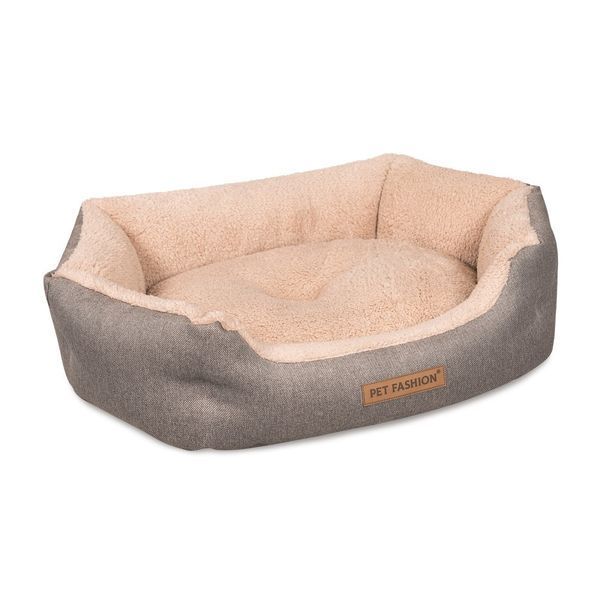 Лежак Pet Fashion BRIG для собак кавовий, 58*48*20 8_00025 фото