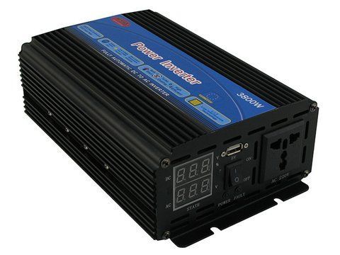 Преобразователь напряжения инвертор WimpeX 3800W DC/AC 24V-220V Black (3_00477) 3_00477 фото