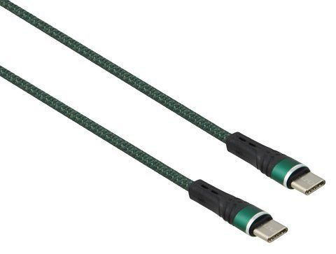 Кабель синхронизации RIAS JKX-B84 Type-C - Type-C 60W 1 м Green (3_00861) 3_00861 фото