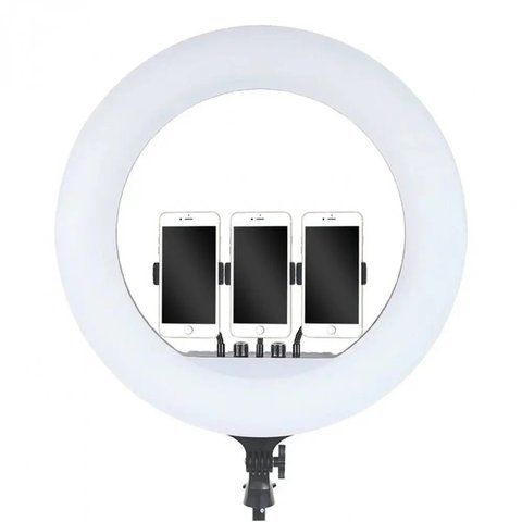 Кольцевая светодиодная LED лампа RIAS RL-18 45см на 3 держателя с пультом ДУ (3_05614) 3_05614 фото