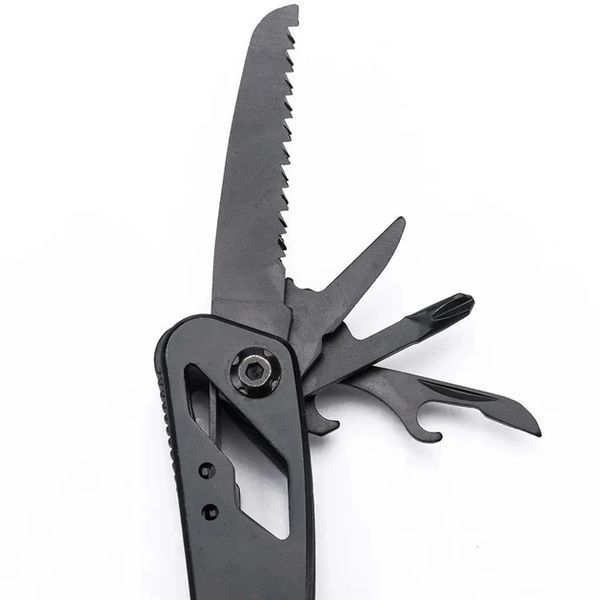 Мультитул з плоскогубцями Gerbfr 9в1 з набором біт Black (7_01263) 7_01263 фото
