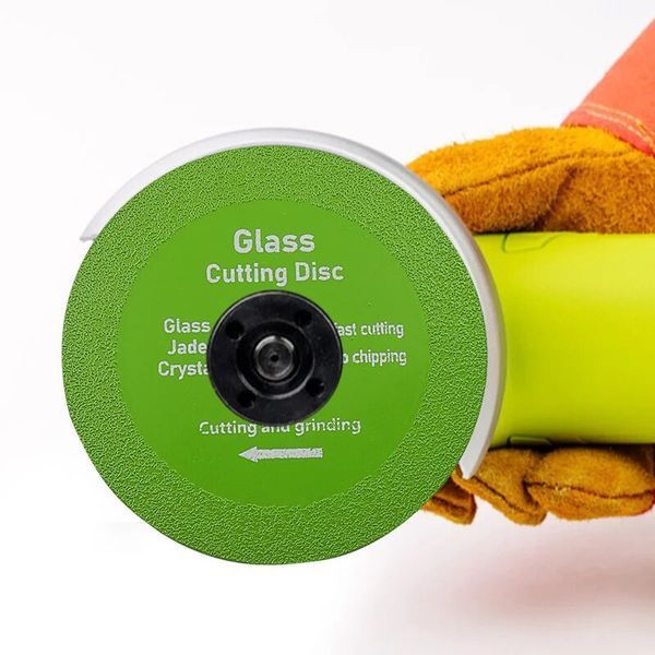 Диск алмазний для різання скла та керамічної плитки Glass Cutting Disc 100 мм Green (3_04465) 3_04465 фото