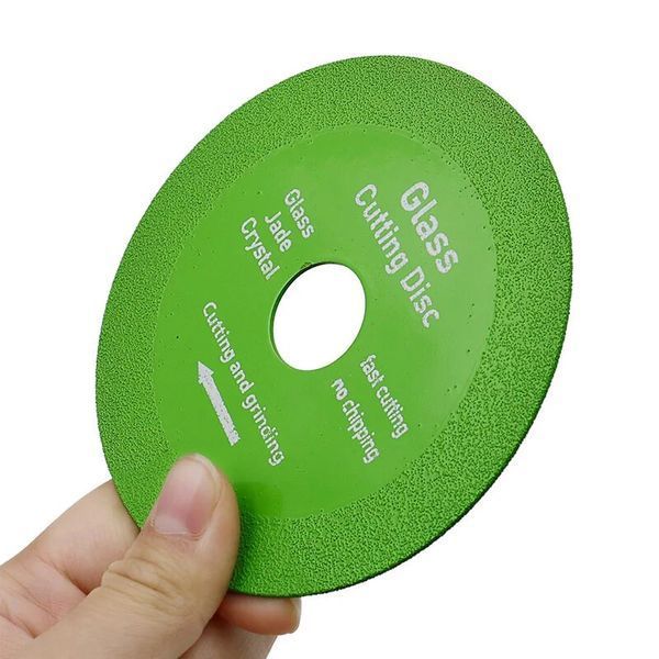 Диск алмазний для різання скла та керамічної плитки Glass Cutting Disc 100 мм Green (3_04465) 3_04465 фото