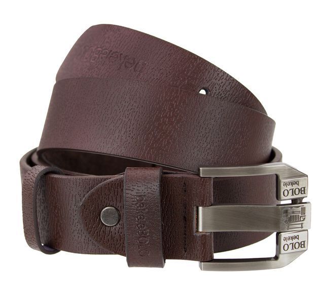 Мужской ремень Bolo Bekele B-02 эко-кожа 125 см Brown (3_05467) 3_05467 фото