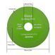 Диск алмазний для різання скла та керамічної плитки Glass Cutting Disc 100 мм Green (3_04465) 3_04465 фото 6