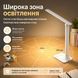 Настільна світлодіодна лампа RIAS PL-05 складна USB сенсорна з дисплеєм 7W White (3_08428) 3_08428 фото 3