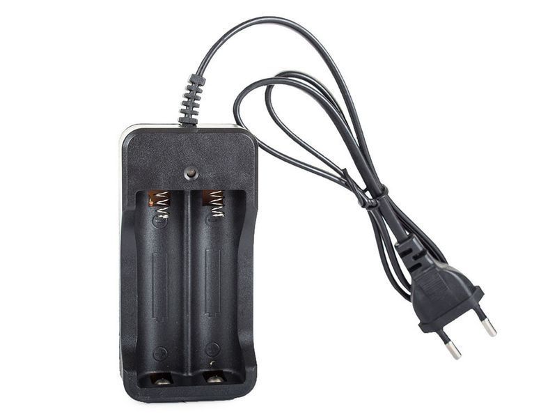 Зарядное устройство RIAS GH-SC01 на 2 аккумулятора для Li-Ion 3.7 V 18650 100-240V Black (3_4489) 3_4489 фото