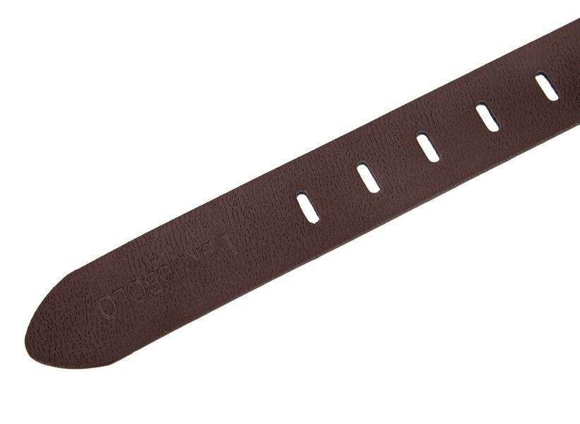 Мужской ремень Bolo Bekele B-02 эко-кожа 125 см Brown (3_05467) 3_05467 фото