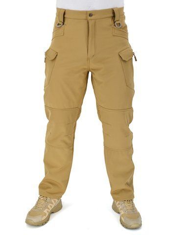 Штаны тактические утепленные Eagle PA-04 IX7 Soft Shell на флисе Койот M (3_03549) 3_03549 фото