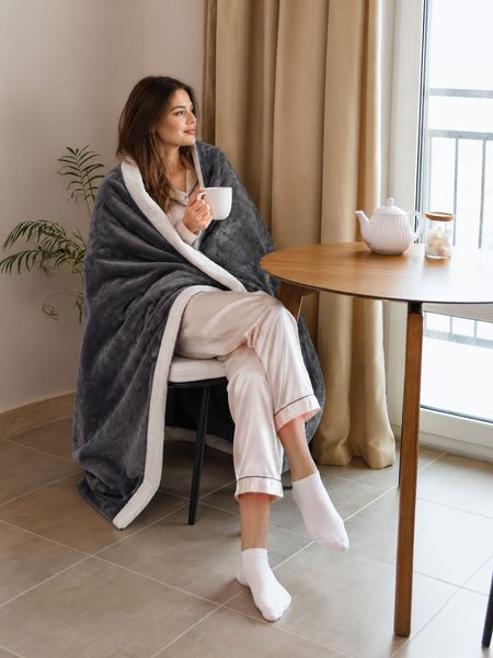 Электроодеяло Warm Home WG-180 5 режимов нагрева 180x130 см White-Grey (3_08429) 3_08429 фото