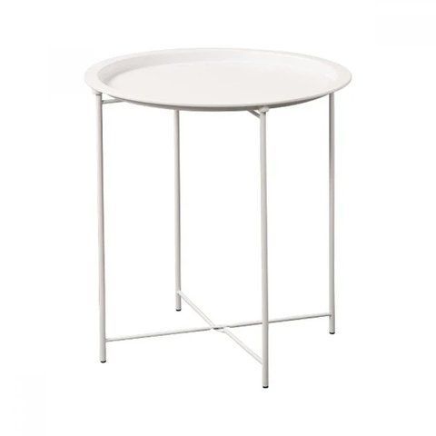 Журнальний столик RIAS Modern Table металевий 47x47x50 см White (3_08770) 3_08770 фото