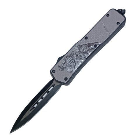 Выкидной нож фронтальный MicroTech 326 Werewolf с Чехлом 22см Grey (7_00442) 7_00442 фото