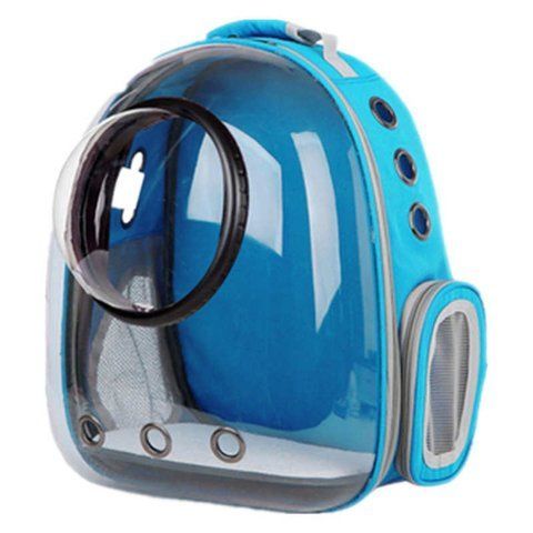 Рюкзак для перенесення домашніх тварин CosmoPet CP-101 з ілюмінатором 42х25х32см Light Blue (3_06540) 3_06540 фото