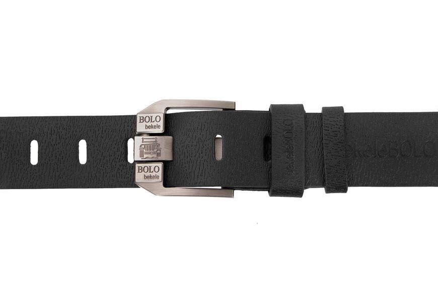 Мужской ремень Bekele Bolo B-02 эко-кожа 125 см Black (3_05468) 3_05468 фото