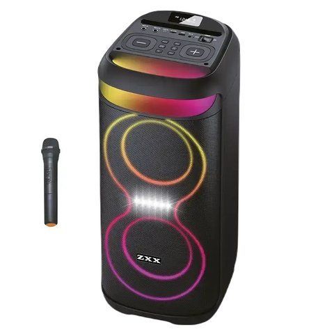 Акустическая система RIAS ZXX-5505 6" + микрофон Bluetooth/USB/SD/FM 30W Black (3_05069) 3_05069 фото
