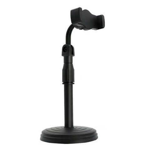 Подставка-штатив для телефона RIAS Phone Stand с вращением 360&deg; 24-34 см Black (3_07628) * 3_07628 фото