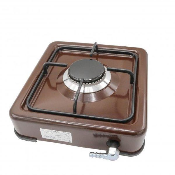 Газовая плита настольная NURGAZ NG-3005 1 конфорка 1700W Brown (3_05957) 3_05957 фото