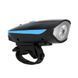 Велофара с велозвонком FY-056 WD488 LED USB 10x5 см Black (7_03092) 7_03092 фото 1