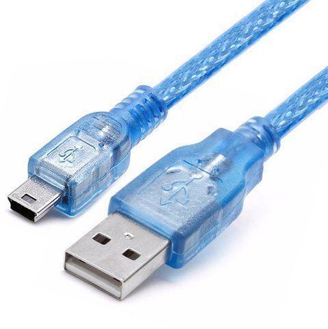 Кабель синхронизации RIAS USB - MiniUSB (USB 2.0 AM/5p) 3 м Blue (3_00864) 3_00864 фото