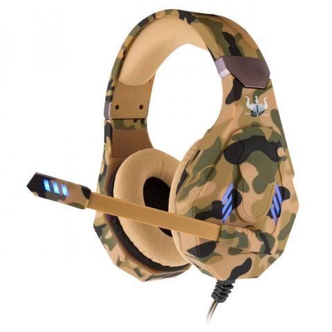 Ігрові навушники Ovleng GT94 з мікрофоном USB + Mini-Jack 3.5 mm Camo (3_02846) 3_02846 фото