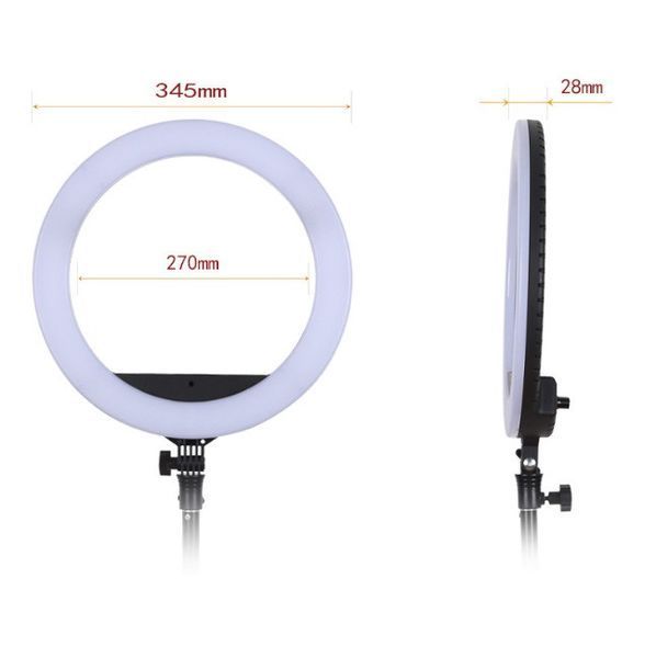 Кільцева світлодіодна LED лампа RIAS ZB-R14 35см з кріпленням і сумкою (2_009322) 2_009322 фото