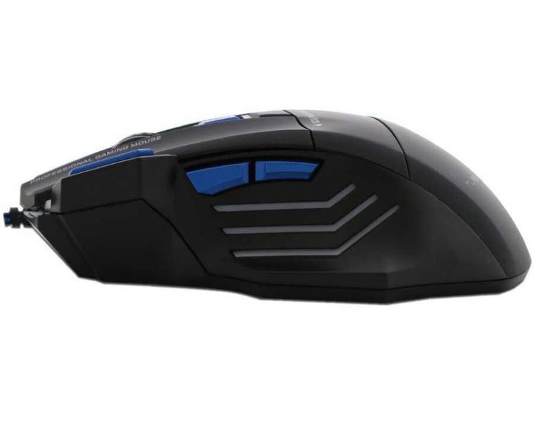 Ігрова дротова миша RIAS MS-7 RGB підсвітка USB Black (3_08752) 3_08752 фото