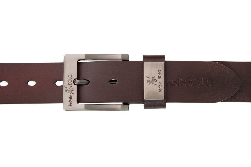 Мужской ремень Bekele Bolo Hawk B-01 эко-кожа 125 см Brown (3_05444) 3_05444 фото