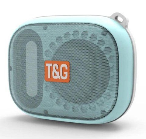 Портативная Bluetooth колонка T&G TG394 AUX+MicroSD+FM IPX7 500 mAh 4W Blue (7_01303) 7_01303 фото