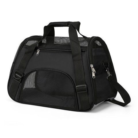 Сумка для перенесення домашніх тварин CosmoPet CP-105 53x25x34см Black (3_06543) 3_06543 фото