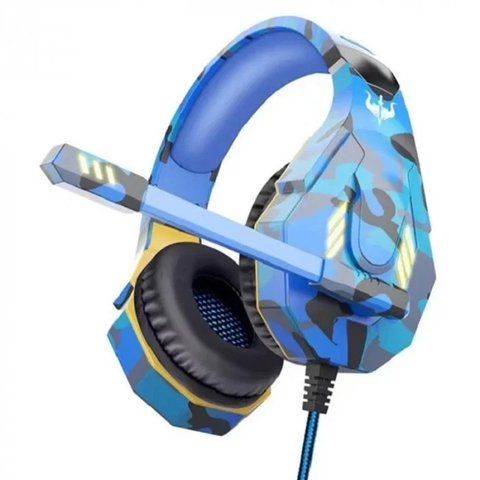 Ігрові навушники Ovleng GT95 з мікрофоном USB + Mini-Jack 3.5 mm Blue (3_02848) 3_02848 фото