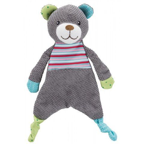 Іграшка Trixie Junior для собак Ведмідь зі звуком та шелестом фольги тканина/плюш 28 см 8_01154 фото