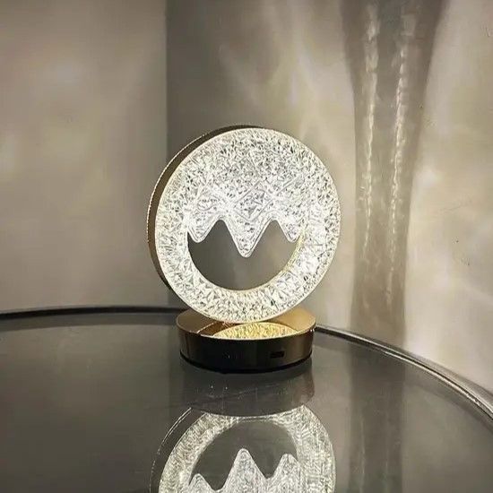 Настольная светодиодная кристаллическая лампа Creative Table Lamp Gold (3_04622) 3_04622 фото