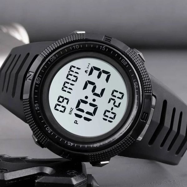 Наручные мужские часы Skmei 1632BKWT с подсветкой 5 АТМ Black-White (7_02239) 7_02239 фото