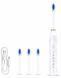 Зубна щітка Sonic Electric Toothbrush X-9 з 4 насадками 5 режимів White (3_08791) 3_08791 фото 4