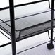 Стеллаж этажерка RIAS Four Layer Shelf на колесах 76x37x22 см Black (3_08400) 3_08400 фото 9