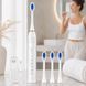 Зубна щітка Sonic Electric Toothbrush X-9 з 4 насадками 5 режимів White (3_08791) 3_08791 фото 6