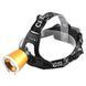 Фонарь налобный Small Sun UV5866 XPE ультрафиолетовый + белый свет Yellow (2_006251) 2_006251 фото 1