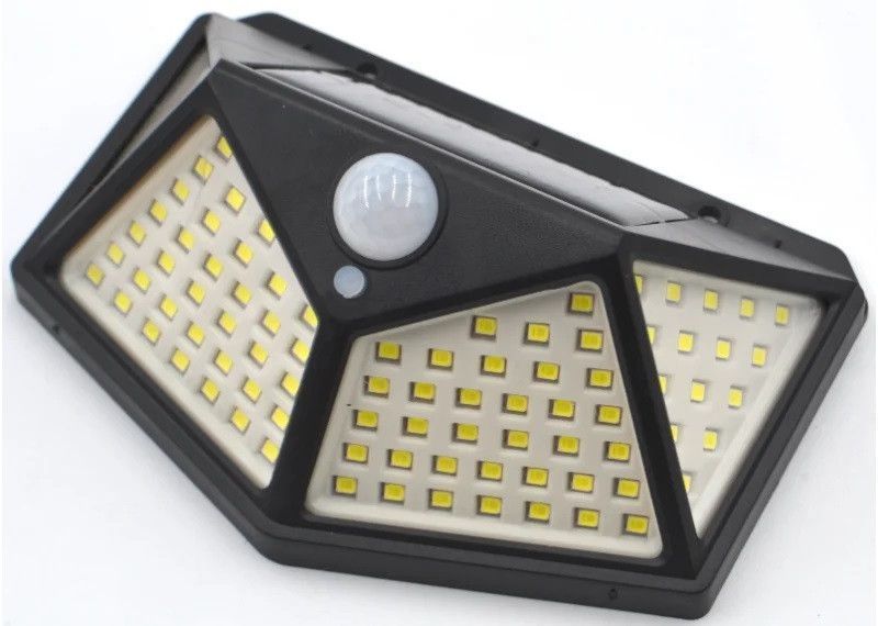 Настенный уличный светильник RIAS SH-100 100LED с датчиком движения (4_00378) 4_00378 фото