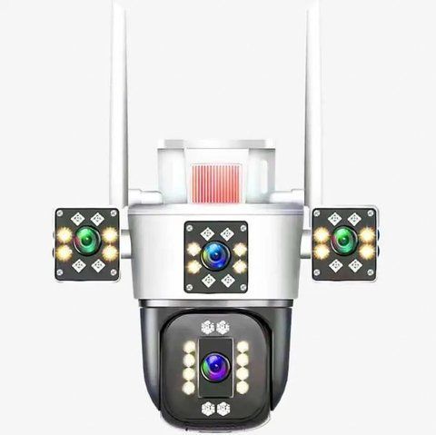 IP камера видеонаблюдения RIAS YC465 (Yoosee App) Wi-Fi 4 объектива 3MP уличная с удаленным доступом (3_05603) 3_05603 фото